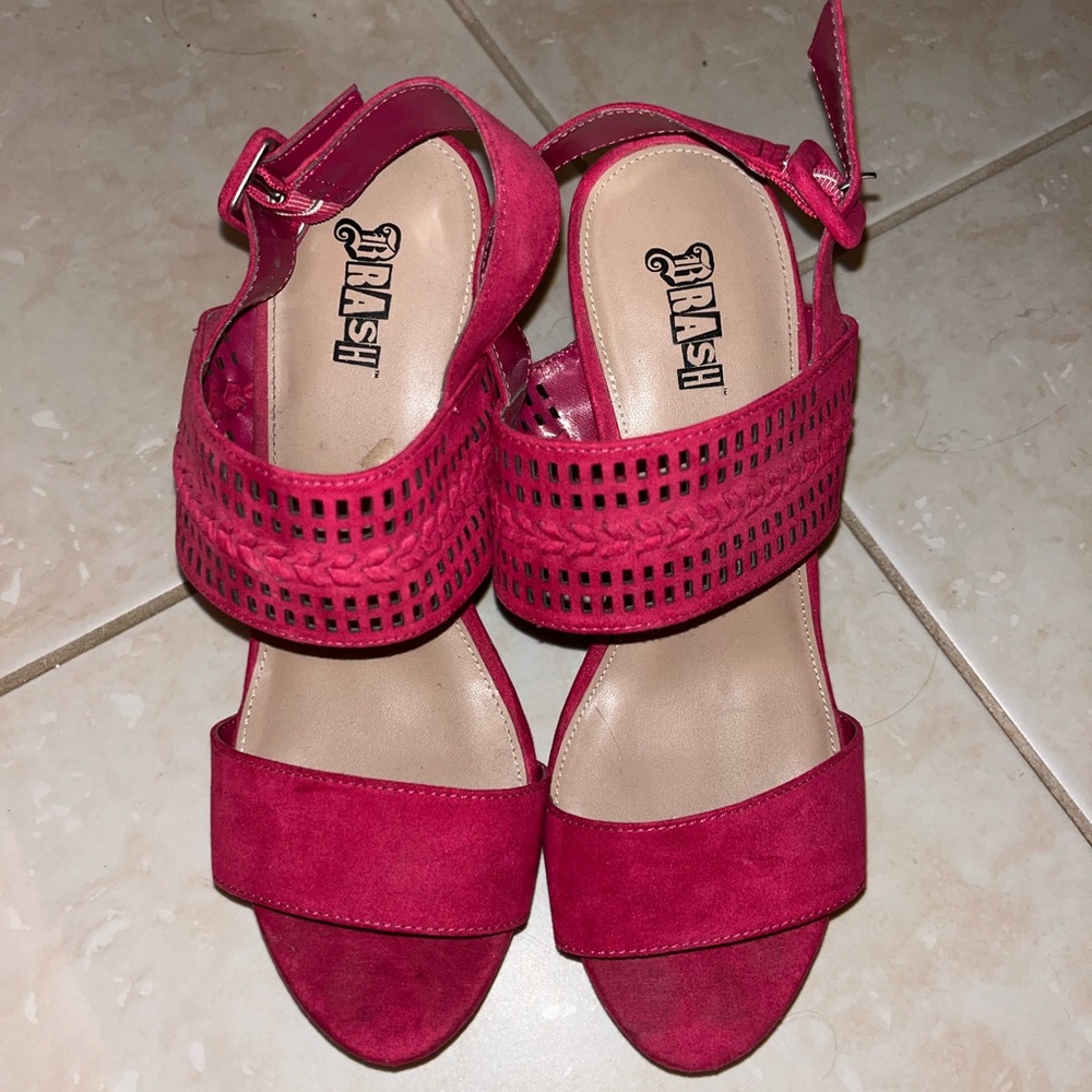 Pink heels